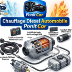 un chauffage diesel automobile Ponit Car.