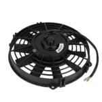 Universal Cooling Fan 12V 24V 80W 9 inch Car Curved Blade Air Conditioner Condenser Electric Cooling Fan Radiator cooling fan – Image 3