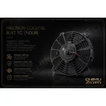 【CHIMU AUTO】10 Inch 12V 24V Ultra Thin Electric Radiator Cooling Fan for Auto AC Condenser Universal High Performance – Image 5