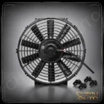 【CHIMU AUTO】10 Inch 12V 24V Ultra Thin Electric Radiator Cooling Fan for Auto AC Condenser Universal High Performance